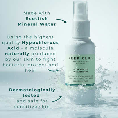 Ultra-Gentle Lid & Lash Hypochlorous Spray (1.7oz)