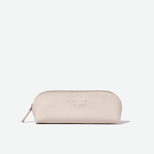 Signature White Travel Pouch
